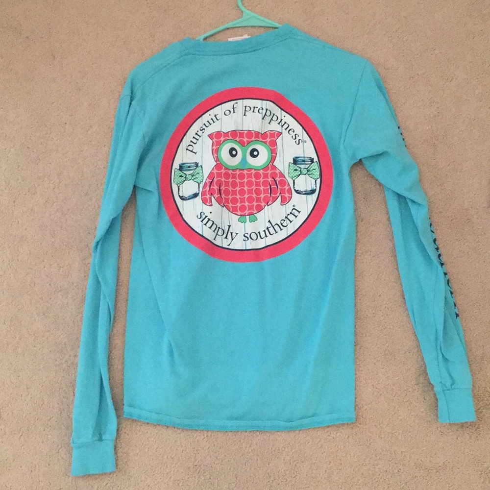 Simply Souther Blue Long Sleeve T-Shirt